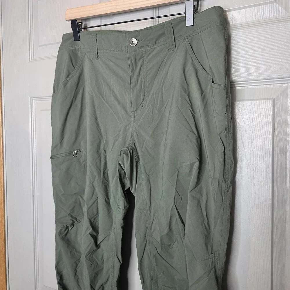 Marmot Hiking Pants Men 34 Khaki Green Stretch Technical Outdoor Gorpcore Cargo